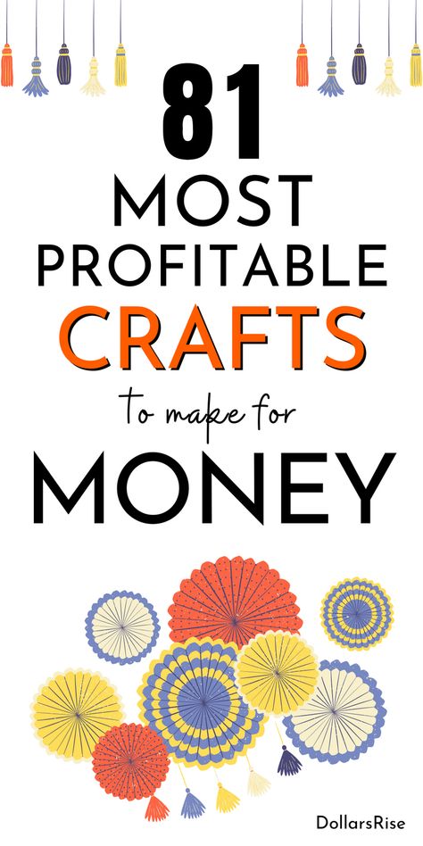 Do you like making crafts? Try selling the most profitable crafts and make money working from home. One of the best side hustle ideas for creative minds. Make your craft making hobby a money making business. Best craft ideas to make and sell! Homemade Items To Sell Ideas, Art You Can Sell, Make And Sell Ideas Extra Money, Online Craft Business Ideas, Most Profitable Crafts To Sell, Craft Ideas To Make Money, Creative Things To Make And Sell, Diy Sellable Crafts Make And Sell, Cricut Business Ideas Make Money