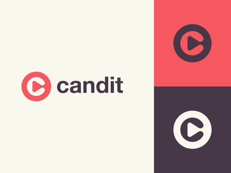 Candit Logo Design Concept app icon app video play button play lettermark c wordmark identity monogram minimalist branding type typography icon illustration design logo Play Button Logo Design, Media Logo Ideas, Play Logo Design, Play Button Logo, Audio Logo, C Logo Design, Media Logo Design, Click Logo, App Logo Design