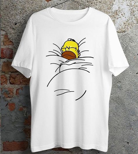 Simpson Funny, Simpsons Funny, Simpsons T Shirt, Tshirt Printing Design, Tshirt Printing, The Simpson, Cartoon T Shirt, Homer Simpson, Printing Design