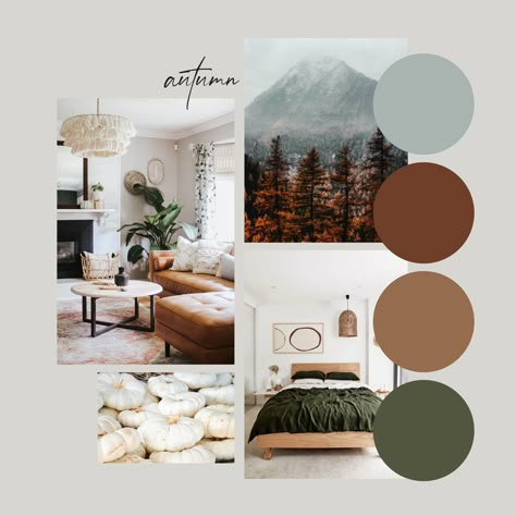 Fall mood board Relaxing Mood Board, Mountain Home Mood Board, Mood Board Inspiration Interior Design, Mood Board Colors, Earth Tone Mood Board, Cozy Moodboard, Cozy Mood Board, Mountain Mood Board, Bohemian Mood Board