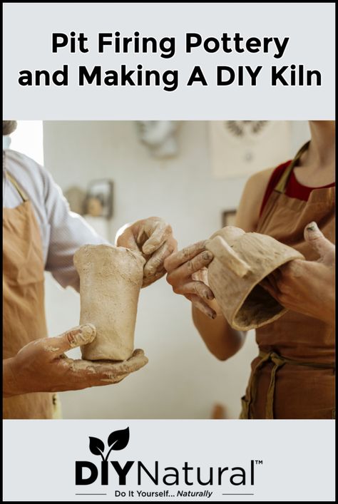 It's pretty easy to fire clay pottery without a kiln. Pit firing pottery is the simplest way but you can also make a homemade DIY kiln. Firing Clay Without A Kiln, Homemade Kiln Pottery, How To Fire Clay Without A Kiln, How To Make Clay Mugs, Diy Pottery Kiln, Pottery Kiln Homemade, Homemade Kiln, Pottery Without A Kiln, Diy Kiln