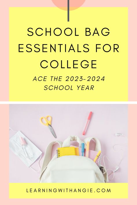 Let's be honest. What makes us more motivated to work hard than school supplies? This following list of essentials for college will make sure that you're prepared for the upcoming school year! #backpackessentialscollege College Supply List School Essentials, Grad School Supplies, Back To School Tips Highschool, College Supply List, College Backpack Essentials, University Students Life, Essentials For College, Students Life, School Backpack Essentials