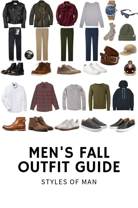 Men Shoes Aesthetic, Capsule Wardrobe Men, Fashion Trends Men, Men's Fall Fashion, Mens Fall Fashion, Wardrobe Men, Dress Smart, Men's Casual Fashion, Fall Flannel