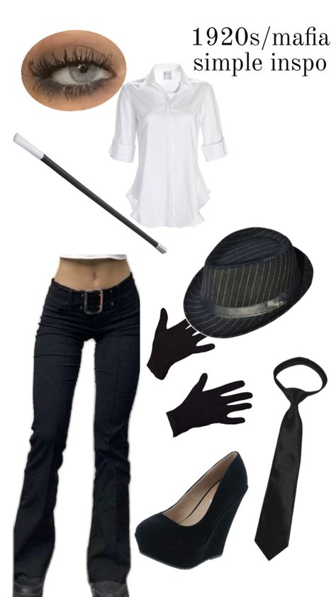 Female 1920/mafia costume inspo Mafia Costume, Costume Inspo