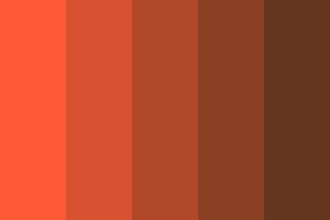 Portland Orange Chocolate Color Palette Rust Palette Color, Dark Orange Palette, Aurora Phenomenon, Chocolate Color Palette, Orange Monochrome, Language App, Rgb Code, Engineering Logo, Dark Orange Color