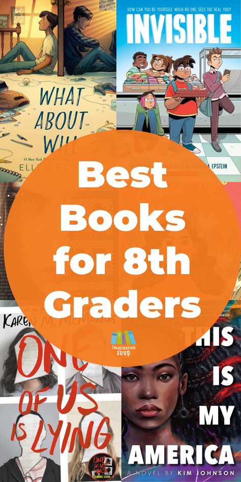 Thriller Books For Middle School, Books For Middle School Boys, Middle Grade Book Recommendations, 7th Grade Reading List, 8th Grade Reading List, Good Books For Teens, Middle School Reading List, Academic Design, Reading Ideas For Kids