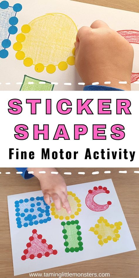 Shapes Snacks For Preschool, Fun Shapes Activities For Preschoolers, Shapes And Colors Preschool Activities Fine Motor, Shape Themed Activities For Preschool, Color Shape Activities, Pre Writing Shapes Activities, Best Fine Motor Activities For Preschool, Shapes Fine Motor Activities, Introducing Shapes Preschool