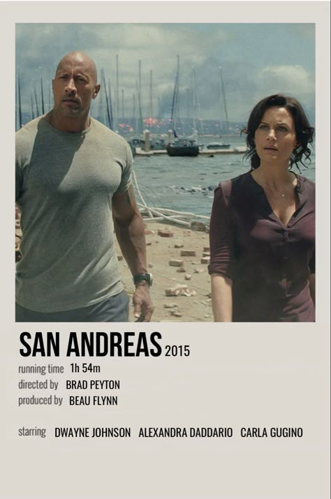 San Andreas Movie Poster, San Andreas Movie, Polaroid Movie Poster, Film Polaroid, Movies To Watch Teenagers, Series Posters, Maze Runner Movie, Girly Movies, Polaroid Posters