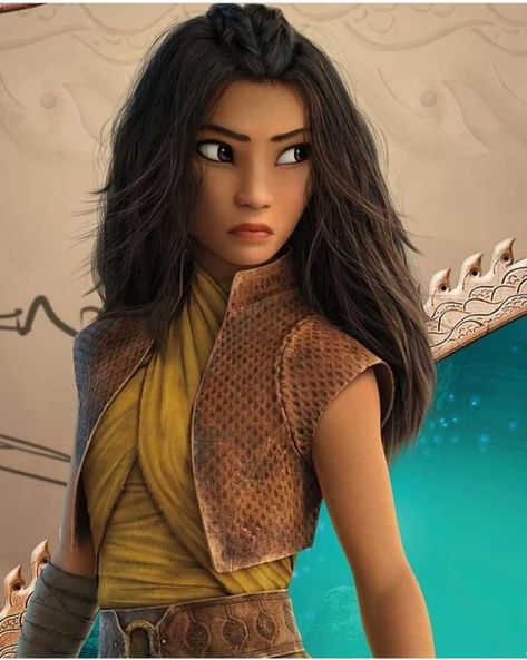 Brown Hair Princess, Anastacia Disney, Conpect Art, Raya The Last Dragon, Disney Raya, Walt Disney Princesses, Disney Pixar Characters, Raya And The Last Dragon, Disney Princess Makeover