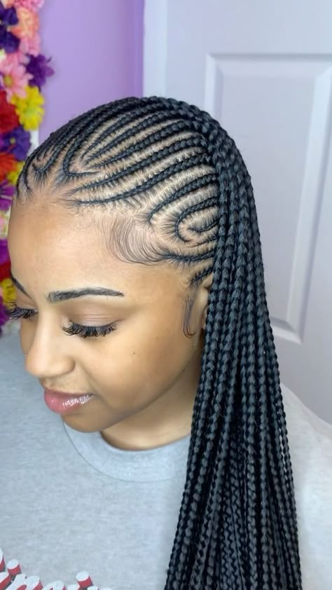 Summer Cornrows, Ready Hairstyles, Latest Hair Braids, Cornrows Natural Hair, Cornrows Braids For Black Women, Short Box Braids Hairstyles, Twisted Hair, Braided Hairstyles For Black Women Cornrows, Big Box Braids Hairstyles