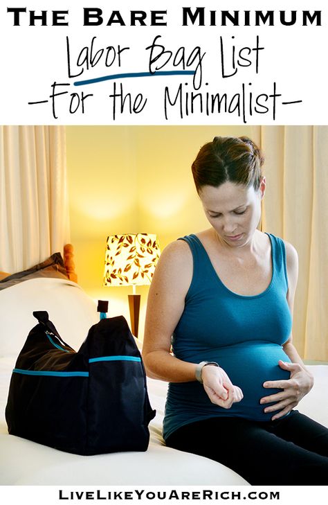 The Bare Minimum: Labor Bag List for the minimalist. Tired of extensive lists of what to pack for the hopsital? This list is for you. Labor Bag, Baby Preparation, Postpartum Care Kit, Minimalist Packing, Mom Dad Baby, Pregnancy Info, Bare Minimum, Bag Packing, Preparing For Baby