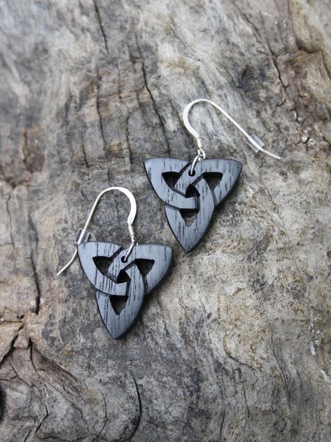 Trinity Earrings, Celtic Myth, Celtic Knot Earrings, Ancient Celts, Old Irish, Ancient Forest, Trinity Knot, Genuine Love, Kids Necklace