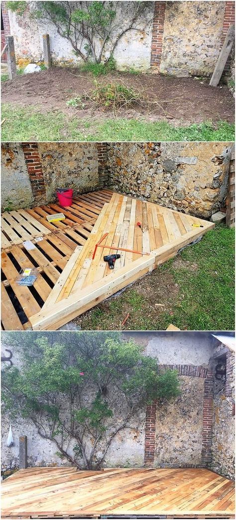 [PaidLink] 61 Great Wooden Pallet Garden Ideas Advice To Save In All Season #woodenpalletgardenideas Wood Pallet Recycling, Wooden Deck, Pallet Decor, Pallets Garden, Pallet Garden, Have Inspiration, Terrace Design, Outside Ideas, Wood Pallet Projects