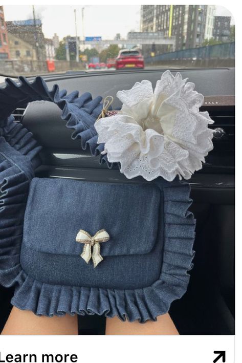 Scrunchie Bag Diy, Good Squish Scrunchie, Good Squish, 2024 Bag Trends, Upcycle Bag, Ruffle Bag, Ruffles Bag, Upcycled Bag, Making Bags