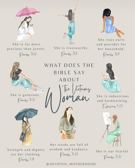 Are you striving to be a virtuous woman of God? Tag some women who have these qualities and are victorious woman who you admire. Let’s encourage each other and share some love to them today. 💛 Praise God that He can help us each day to better even when we fail and mess up. He is with us always!🙏🏼💕 Want to dig deeper and stay encouraged? I’ve got a Proverbs 31 Woman Devotional Journal & Becoming a Titus Woman Devotional Journal. Just comment LINKS for the the links to them. 🫶🏻 Virtuous Woman Quotes, Proverbs Woman, Stay Encouraged, Inspirational Quote Prints, A Proverbs 31 Woman, Husband Wife Jokes, A Virtuous Woman, Encourage Each Other, Christian Affirmations