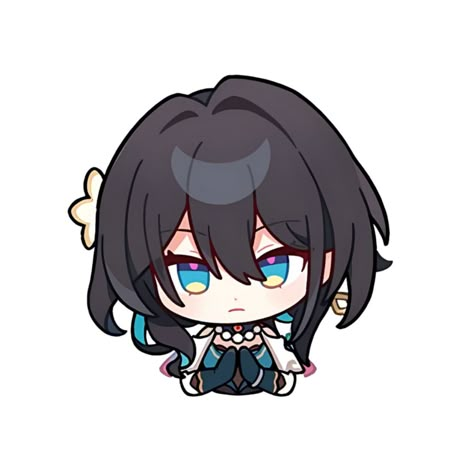 Ruan Mei Chibi, Honkai Emotes, Chibi Honkai Star Rail, Hsr Chibi, Mei Honkai, Chibi Icon, Indie Drawings, Honkai Starrail, Hello Kitty Pictures