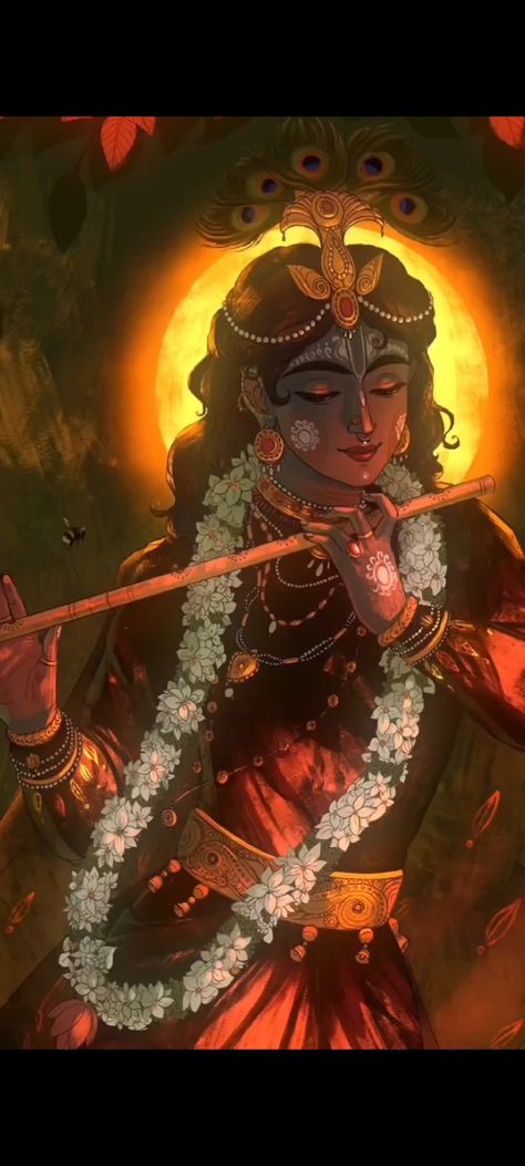 Radha Krishn Aesthetics, Best Krishna Wallpaper Aesthetic, Krishna Asethic Pic, Shri Krishna Art, Radha Krishna Collage Wallpaper, Aesthetic Kanha Wallpaper, Hindu Goddess Wallpaper, Iskon Krishna Wallpapers Aesthetic, Krishan Ji Wallpaper Hd Aesthetic Dark