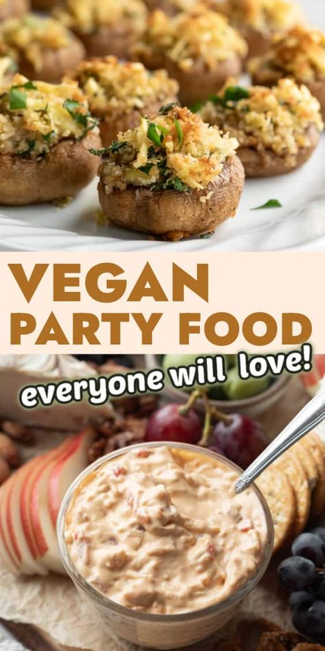 Vegan Finger Foods, Vegan Apps, Dish Sides, Vegan Appetizers Recipes, Vegan Potluck, Vegan Party Food, Buffet Party, Potluck Ideas, Vegan Party