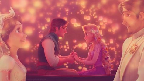 Rapunzel & her Prince Charming Rapunzel Movie, Eugene And Rapunzel, Everything Is Different, Tangled 2010, Rapunzel And Flynn, Rapunzel And Eugene, Flynn Rider, Tangled The Series, Princess Rapunzel