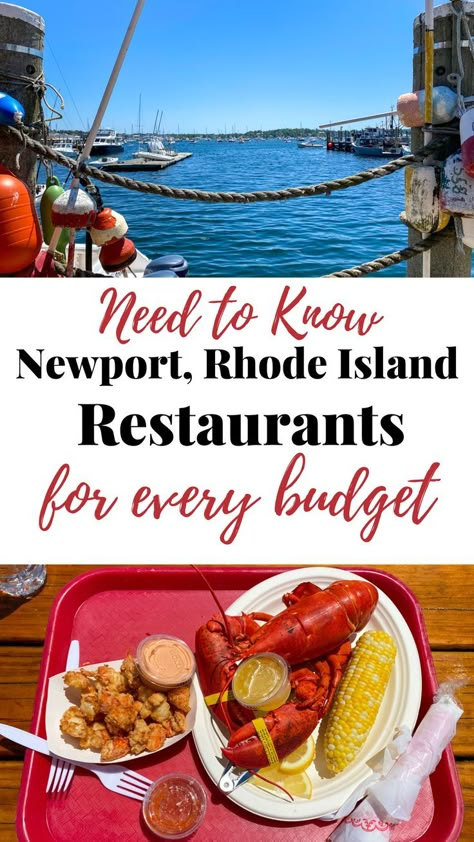 Food For Vacation, Snacks For Road Trip, Lighthouse Road Trip, Rhode Island Restaurants, Rhode Island Food, Healthy Travel Food, Northeast Road Trip, Newport Restaurants, Rhode Island Vacation