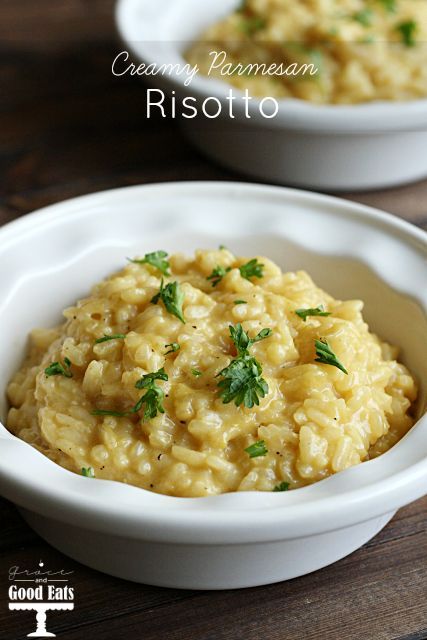 Creamy Parmesan Risotto - a delicious side dish that is sure to impress Paella Recept, Creamy Risotto, Parmesan Risotto, Rice Risotto, Risotto Recipe, Creamy Parmesan, Risotto Recipes, Pasta Rice, Rice Dishes