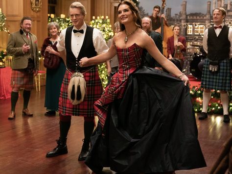 60 Thoughts I Had While Watching Netflix’s A Castle for Christmas A Castle For Christmas, Bride Hacks, Tartan Wedding Dress, Scottish Wedding Dresses, Yummy Mummies, Scotland Hotels, Castle Dress, Eating Good Food, Tartan Wedding