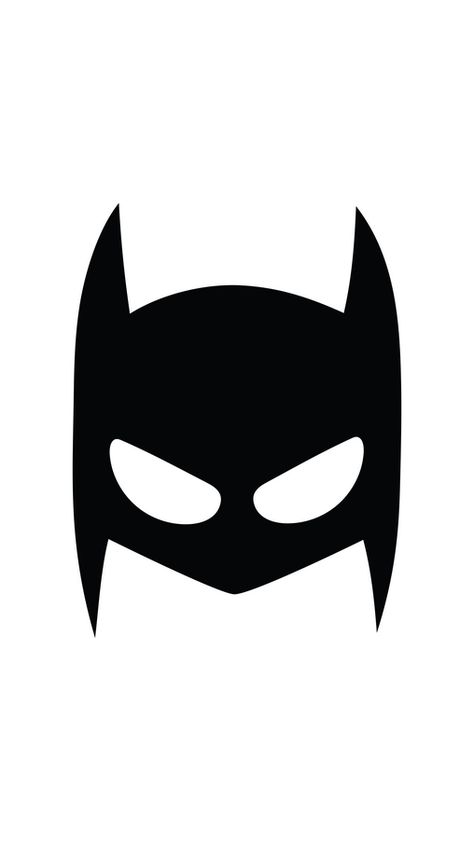 Relying on his intellect, fighting skills, and wealth - that's all about Batman, a superhero from comic books published by DC Comics. Try this fanart Batman Face Decoration Sticker, and you can feel... Batman Mask Printable, Batman Printable Stickers, Batman Face Drawing, Batman Mask Drawing, Batman Mask Tattoo, Batman Stickers Printable, Batman Template, Batman Outline, Marvel Cookies