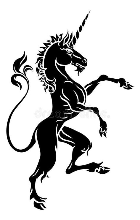 Unicorn Scotland, Heraldic Unicorn, Sca Scrolls, Crest Illustration, Scottish Unicorn, Painting Design Ideas, Heraldry Design, Dc Logo, Black Unicorn