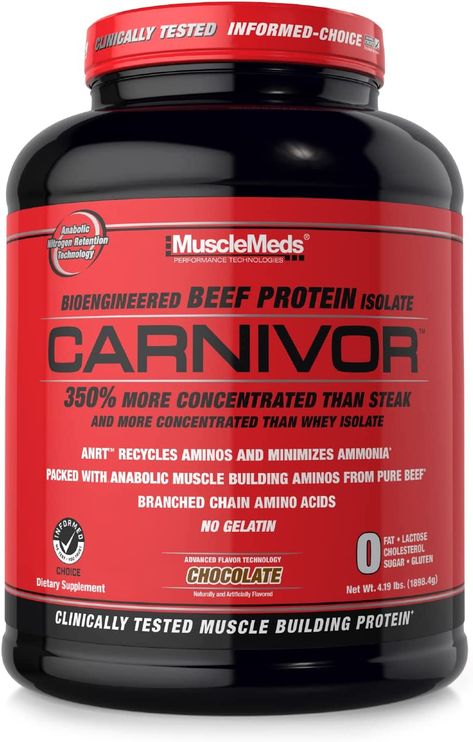 Fuel your gains with MuscleMeds Carnivor Beef Protein Isolate Powder! Get pure, high-quality protein for superior muscle growth. Order now! Yummy Protein Shakes, Bio Products, Low Calorie Protein, Shred Fat, Protein To Build Muscle, Carnivore Diet, Muscle Up, Get Ripped, Protein Supplements