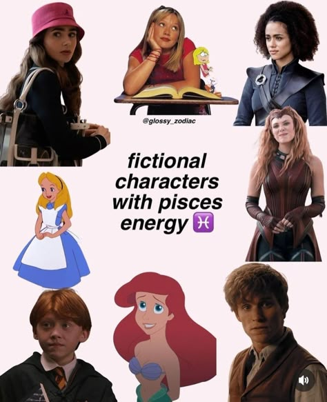 Gemini Fictional Characters, Pisces Fictional Characters, Pisces Core, Pisces Vibes, March Pisces, Spicy Pisces, Pisces Season, Zodiac Mbti, Pisces Personality