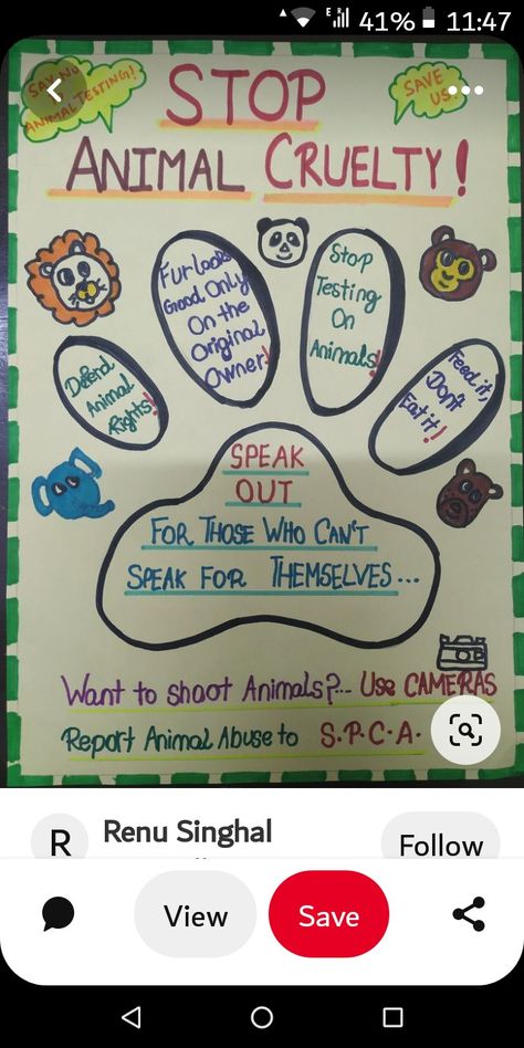 Conservation Of Animals Poster, Saving Animals Poster, Save The Tiger Poster Ideas, Poster On Endangered Animals, Save The Animals Activities, Wildlife Conservation Poster Drawing, Poster Handmade Ideas, Wildlife Posters Ideas, Animal Conservation Poster