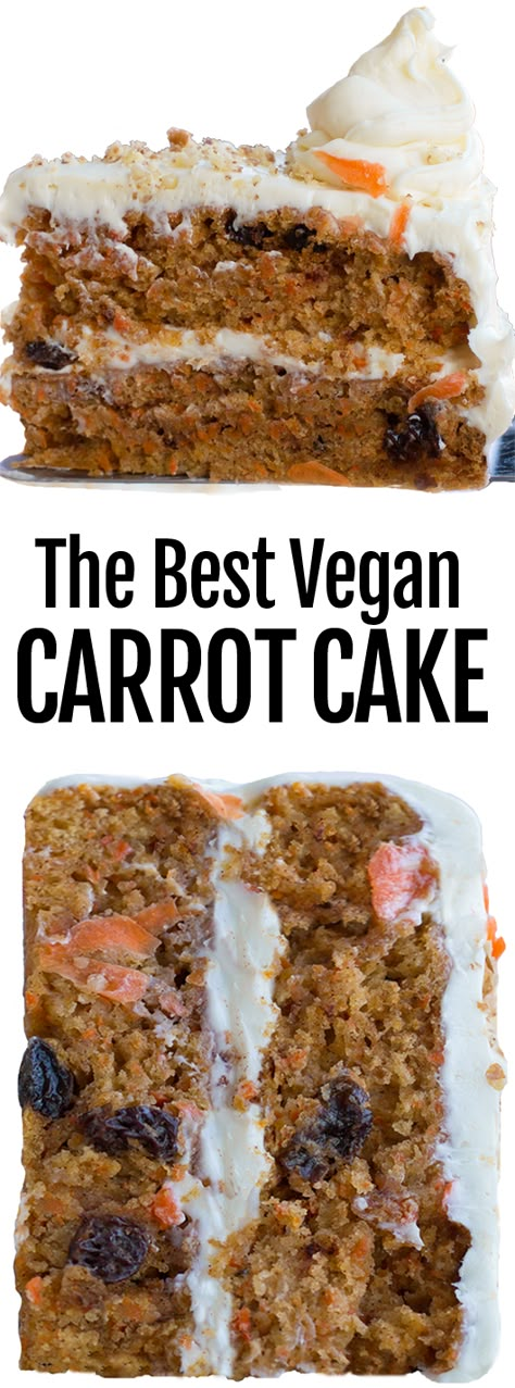 The Ultimate Vegan Carrot Cake Recipe Best Vegan Carrot Cake Recipe, Dairy Free Carrot Cake Recipe, Vegan Baking Recipes Desserts, Vegan Bakery Recipes, Vegan Desserts Recipes, Vegan Cake Recipes Easy, Vegan Gluten Free Carrot Cake, Best Vegan Carrot Cake, Best Vegan Cake Recipe