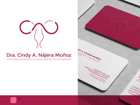 Gynecologic Oncologist Identity by Xochitl Castaño on Dribbble Uterus Logo Design, Gynecology Logo, Gynecologist Logo, Obgyn Clinic, Doctor Logos, Clinic Logo, Pregnancy Art, Logo Design Set, Clinic Interior Design