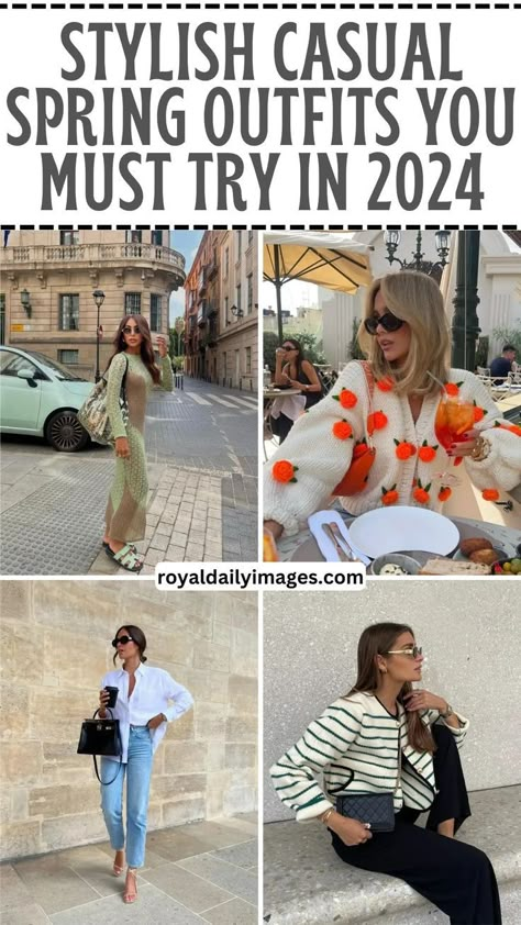 Casual Spring Outfits Summer 2024 Fashion, Spring Summer Fashion Trends, Fashion Trend Forecast, Spring Break Outfit, 2024 Outfits, Effortlessly Chic Outfits, 2024 Spring Summer, 2024 Fashion Trends, Casual Spring Outfits