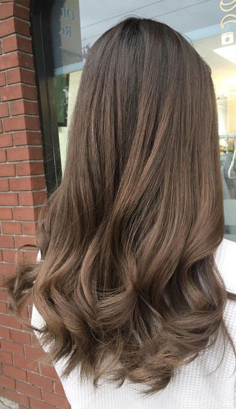 hair color ideas, hair color trends, trendy hair color, brown hair color, brunette hair, brown hair with highlights Toffee Hair Color, Light Brunette Hair Color, Hazel Brown Hair, Hazelnut Hair Color, Hazelnut Hair, Medium Brunette Hair, Cool Brown Hair, Light Brunette Hair, Brown Hair Color Shades