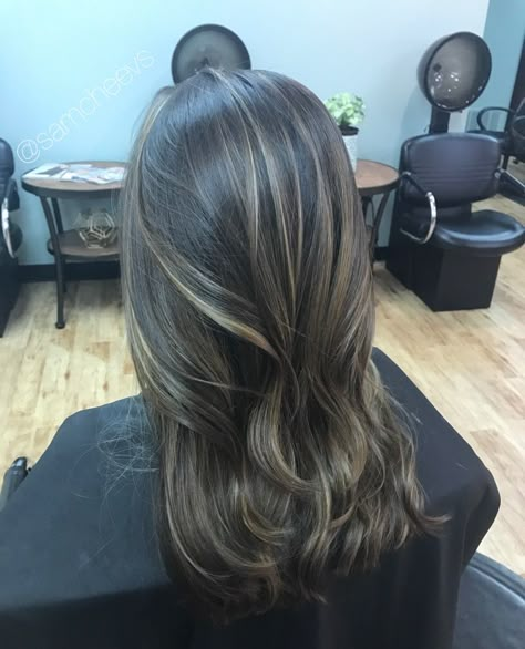 Highlights For Black Hair Indian, Hair Highlights For Black Hair, Highlights For Black Hair, Highlights For Dark Hair, Brown And Black Hair, Black Hair Types, Highlights For Dark Brown Hair, Black Hair Balayage, Brown Hair Inspo