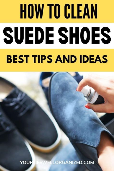 Nothing beats suede's buttery-soft texture, but how do you keep this luxury material in the best condition? Here's how to clean suede shoes correctly to keep those favorite boots or heels in mint shape. Diy Suede Cleaner Shoes, Suede Shoe Brush, How To Clean Boots Suede, Best Shoe Cleaner Diy, How To Wash Suede Shoes, How To Clean Suede Shoes Diy, How To Clean Suede Sneakers, How To Clean Suede Boots, How To Clean Suede Shoes