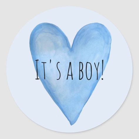 It's a Baby Boy Blue Heart Birth Announcement Classic Round Sticker | Zazzle.com in 2022 | Baby boy blues, Congrats on baby boy, Congratulations baby boy Congrats On Baby Boy, Congrats On Baby, Baby Gender Reveal Announcement, Vom Avea Un Copil, It's A Baby Boy, It's A Boy Announcement, Baby Boy Quotes, Baby Boy Announcement