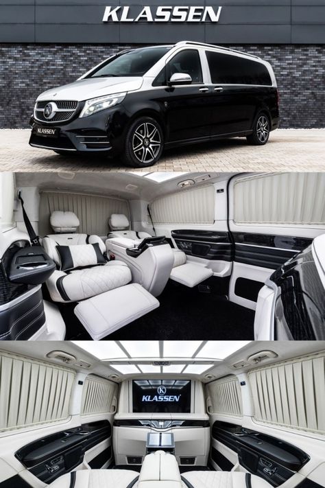 Mercedes Luxury Van, Mercedes V Class Luxury, Maybach Van, Van Luxury, Mercedes Van, Old School Bus, Luxury Motorhomes, Luxury Van, Dream Cars Mercedes