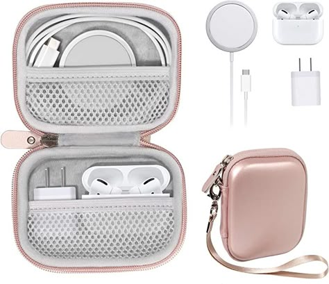 Earphone Organizer, Cute Airpods, Cute Suitcases, Iphone Magsafe, Magsafe Charger, Earbuds Case, Airpods Cases, School Accessories, Iphone Charger