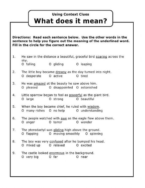 Context Clues Worksheets That Will Make You a Better Reader Context Clues Games, Antonyms Worksheet, Context Clues Worksheets, 5th Grade Worksheets, Middle School Lesson Plans, Sped Classroom, English Teaching Materials, Reading Comprehension Questions, Synonyms And Antonyms