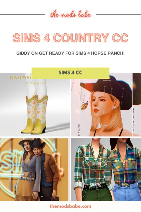 Sims 4 Cc Country Clothes Maxis Match, Sims 4 Cc Cowgirl Hat, Sims 4 Horse Ranch Cc Maxis Match, Ts4 Cowgirl Cc, Sims 4 Cowgirl Cc Maxis Match, Sims4 Country Cc, Cowgirl Cc Sims 4, Country Sims 4, Cowgirl Sims 4 Cc