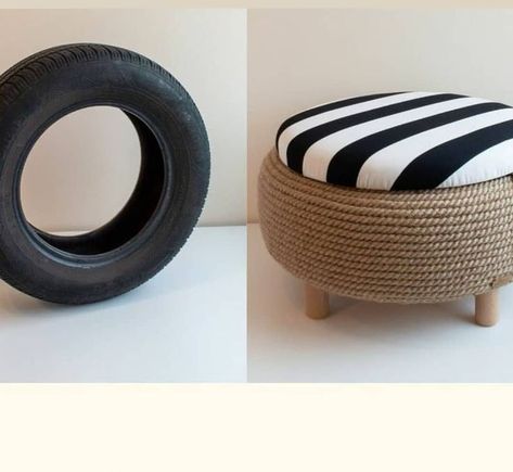 Kursi Ban, Tire Furniture, Add Character To Your Home, Diy Furniture Decor, Dekor Diy, Upcycled Home Decor, Diy Sofa, Tables Diy, Diy Home Decor On A Budget