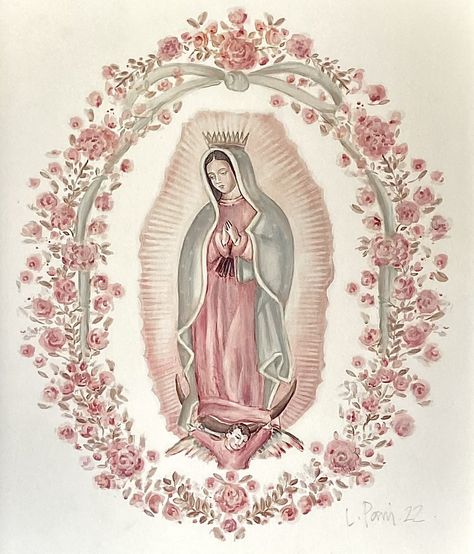 Mexico Wallpaper, Catholic Wallpaper, Pink Wallpaper Hello Kitty, Virgin Mary Art, Mexican Culture Art, Virgin Of Guadalupe, Jesus Is King, Wallpaper Ipad, The Virgin Mary