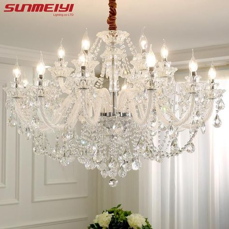 Modern chandelier lighting ideas 2023 Crystal chandelier designs Top chandelier design ideas Crystal Chandelier Living Room, Lustre Vintage, Modern Minimalist Bedroom, Restaurant Chandelier, French Chandelier, Crystal Chandelier Lighting, Art Deco Lighting, Metal Chandelier, Contemporary Chandelier