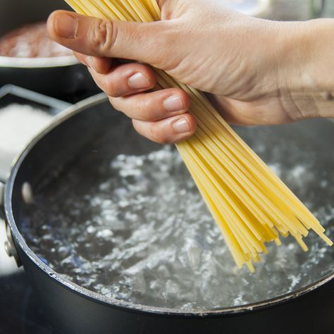 10 Basic Pasta Cooking Tips and Mistakes to Avoid | Taste of Home Reheat Pasta, Dried Pasta, Mario Batali, Pasta Pot, Making Pasta, Cleaning Stuff, Homemade Salad Dressing, Drying Pasta, Sauce Tomate