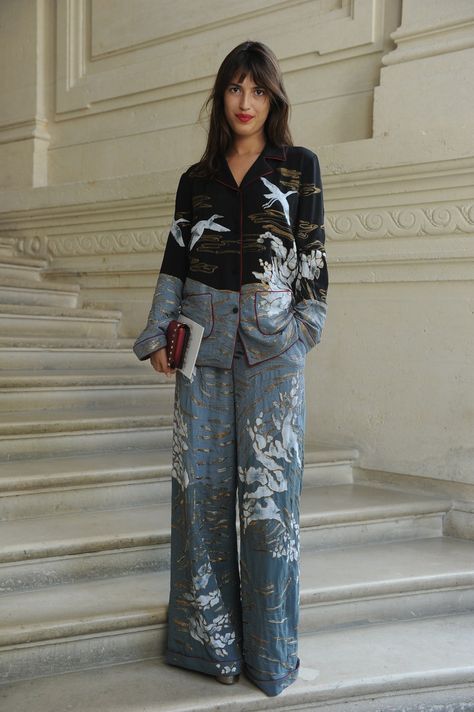 Casual Fashion Trends, Pajama Fashion, Jeanne Damas, Moda Paris, Moda Chic, Looks Style, Mode Inspiration, Front Row, Pajamas Women