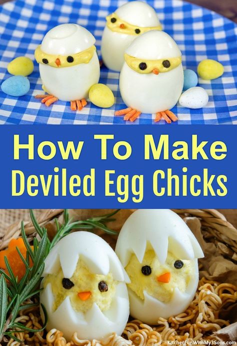 Deviled Eggs Recipe Best Easy, Simple Deviled Eggs, Deviled Egg Chicks, Easter Chick Deviled Eggs, Delicious Deviled Egg Recipe, Deviled Eggs Recipe Best, Easy Deviled Eggs Recipe, Simple Deviled Eggs Recipe, Chicken Deviled Eggs