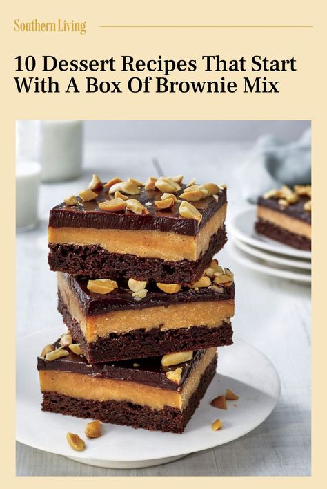 Brownies 4 Ways, Boxed Brownie Mix Uses, Recipes That Use Box Brownies, Brownie Recipes From Mix Boxes, How To Make A Brownie Mix Better, Boxed Brownie Recipes Ideas, What To Add To Box Brownies, Easy Box Brownie Recipes, How To Enhance Box Brownies