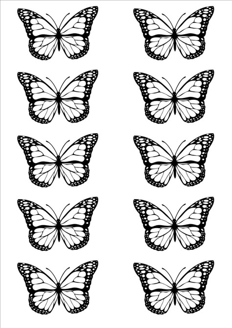 Aesthetic Butterfly Template, How To Make Butterfly Room Decor, Butterfly Ceiling Hanging, How To Hang Butterflies On Ceiling, Butterfly Template Aesthetic, Ready To Print Stickers, Hanging Butterflies From Ceiling, How To Make Hanging Butterflies, Butterfly Hanging From Ceiling Diy